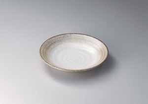 Main Plate Porcelain Ripple Made in Japan