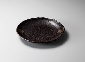 南蛮金彩8.0皿  【日本製    陶器】