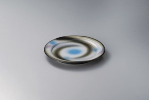 レインボー9.0丸皿  【日本製    磁器】