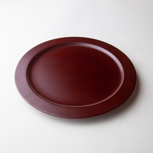 古代 "Akane "漆器甜点盘（7号），由七叶树制成