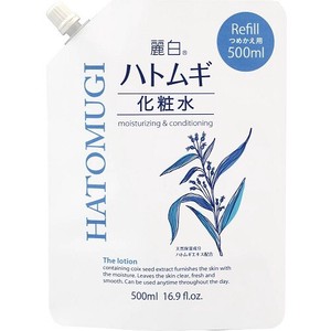 熊野油脂 麗白 ハトムギ 化粧水 詰替
