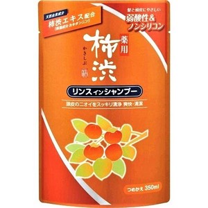熊野油脂 薬用 柿渋 リンスインシャンプー 詰替