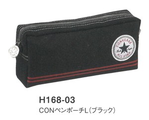 【筆箱】【CONVERSE】CONペンポーチL (ブラック) H168-03