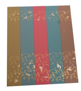 Strip Of Paper Ancient Arabesque 5 Colors 10 Pcs