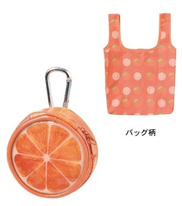 【エコバッグ】 【ショッピングバッグ】フルーツエコバッグ（オレンジ）　SF-6505-150