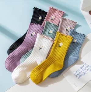 Socks Embroidered