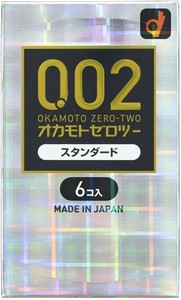オカモト 【即納】ゼロツー（0.02）スタンダード 6個入