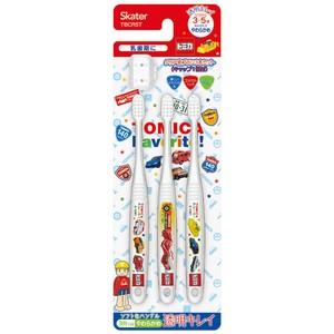 Toothbrush Skater Clear 3-pcs set