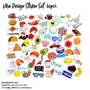 Sticker Sticker 50 Pcs Set Design Variety Set Life