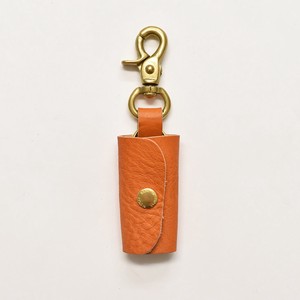 Key Case Rings Orange Ladies Men's Made in Japan