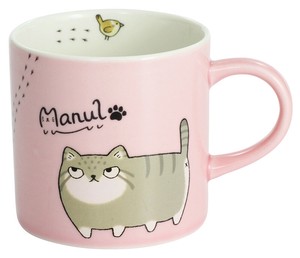 Porcelain 1Pc cat Mug Pink