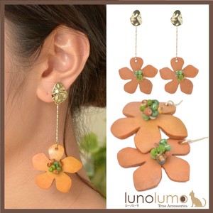 Clip-On Earrings Earrings Flower Long Casual Ladies'