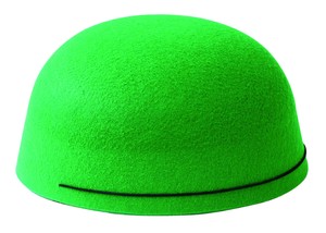 フェルト帽子緑 14456