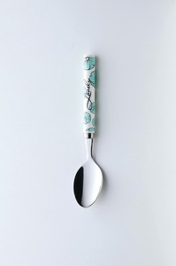 餐具 勺子/汤匙 蓝色 日本制造