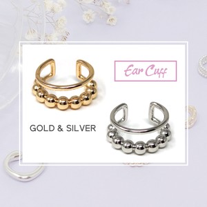 Clip-On Earrings sliver Ear Cuff Ladies Simple