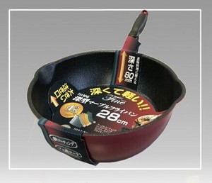 ファインIH深型マーブルフライパン28cm 4564