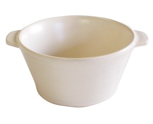 スタイルホワイト 耐熱小鉢  【日本製  萬古焼  耐熱陶器(蓋は陶器）】