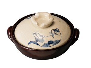 Banko ware Pot Cat Made in Japan