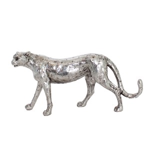 Animal Objects Leopard Silver
