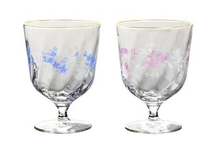 杯子/保温杯 花朵 玻璃杯 日本制造
