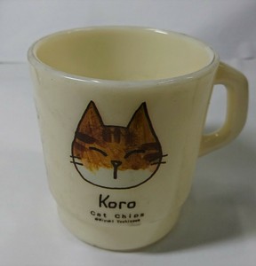 キャットシリーズ　ビックスタッキングマグカップ　コロ柄