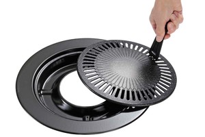 [CAPTAIN STAG] Round shape Grill Plate CAP
