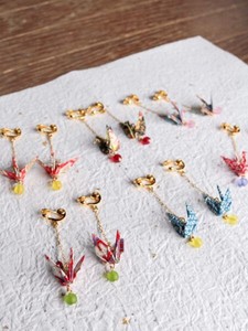 Clip-On Earring  Origami Made in Japan