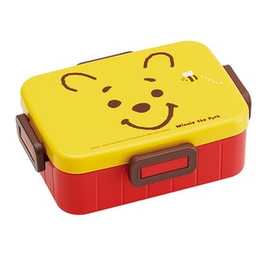 Bento Box Bento Box Skater Face Pooh 650ml 4-pcs Made in Japan