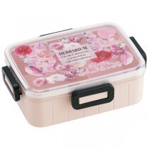 Bento Box Herbarium Pink Bento Box Skater 650ml 4-pcs Made in Japan