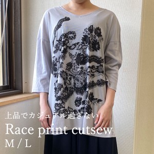 T-shirt T-Shirt Printed Cut-and-sew Made in Japan