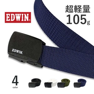 全4色 EDWIN エドウイン 日本製 超軽量 ナイロンベルト 男女兼用（0110895）「2022新作」