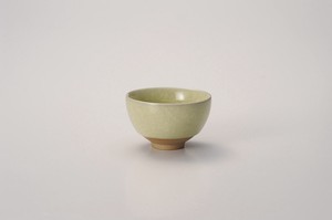 黄亀甲貫入煎茶  【日本製    陶器】