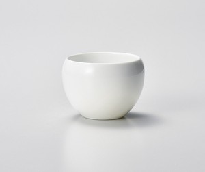 白磁たまご煎茶  【日本製    磁器】