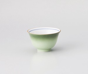緑彩反煎茶  【日本製    強化磁器】