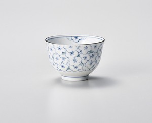 花の海（青）煎茶  【日本製    磁器】