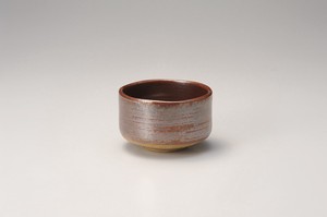 鉄砂抹茶碗  【日本製    陶器】