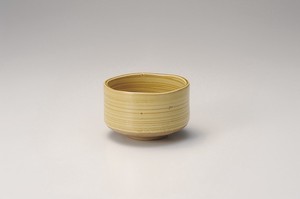 黄瀬戸抹茶碗  【日本製    陶器】