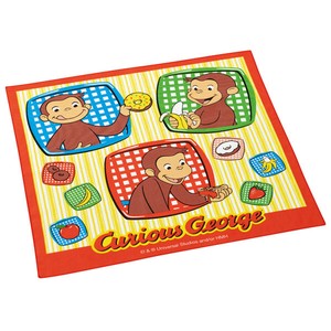 Bento Wrapping Cloth Curious George Skater Made in Japan