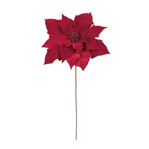 グランデポインセチア　レッド　造花　アーティフィシャルフラワー　クリスマスディスプレイ