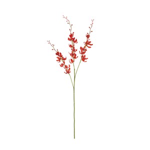 【セール品】MAGIQ　カミラオーキッド　レッド　造花　　オーキッド　蘭