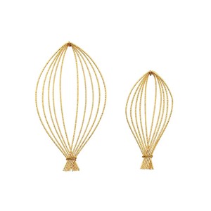 DECOLE Handicraft Material Gold Lucky Charm 8-pcs set