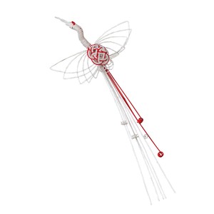 DECOLE Handicraft Material Red Lucky Charm 3-pcs set