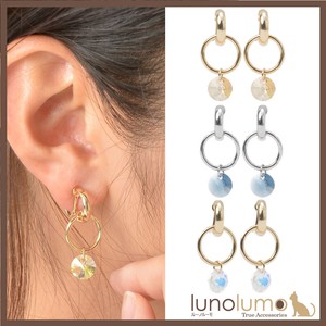 Clip-On Earrings Earrings sliver Ladies' SWAROVSKI Crystal