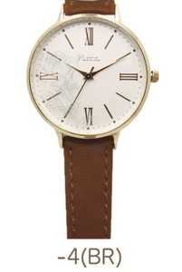 【腕時計】ファッションウォッチ フローラ ブラウン FSC167-4(BR)