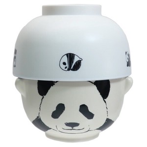 Rice Bowl Monochrome Panda