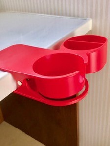 Drink Holder Clip Double Plastic Cup Accessory Case Outdoor Good Interior