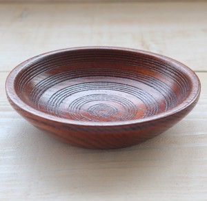 多様な用途で使える高さ【おもてなし・おつまみ用】wooden plate /木製つまみ深皿