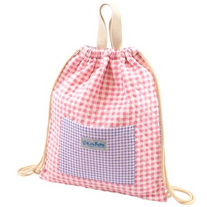 Backpack Pink Check