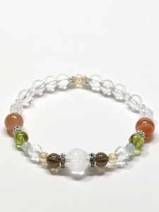 Gemstone Bracelet Peridot/Onyx