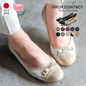舒适/健足女鞋 芭蕾舞鞋 女士 平底 浅口鞋 日本制造